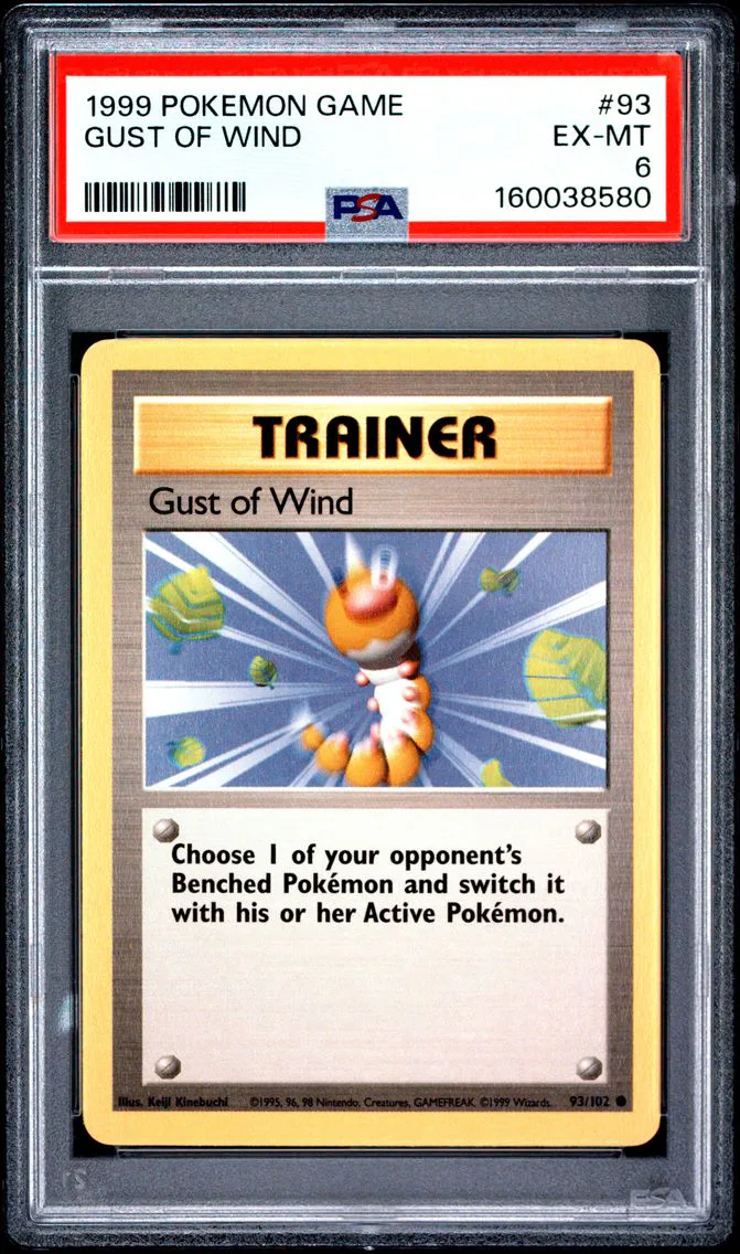 1999 #93 Gust of Wind PSA 6 Game