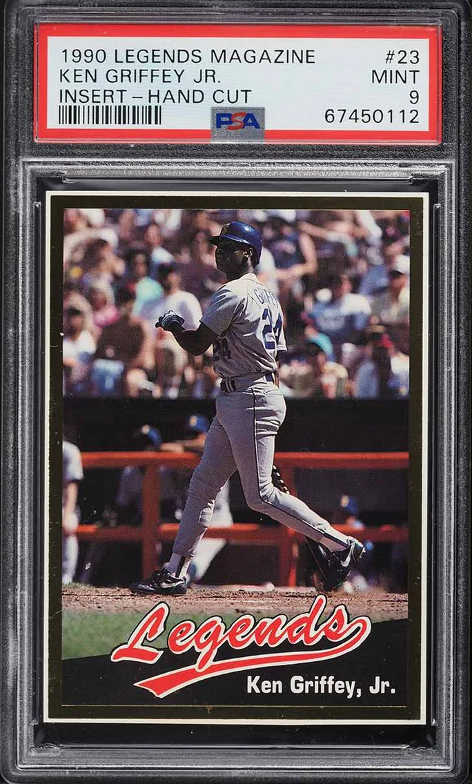 1990 Legends Magazine Insert Ken Griffey Jr. #23 PSA 9 MINT