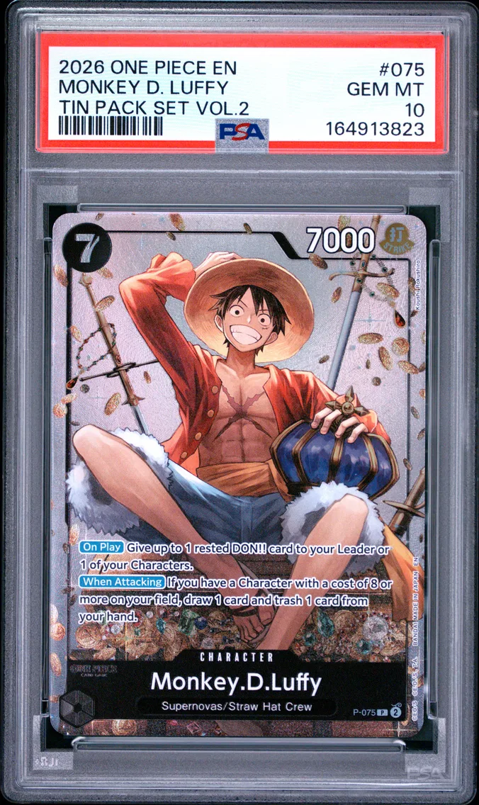 2026 #075 Monkey D. Luffy PSA 10 One Piece Promos