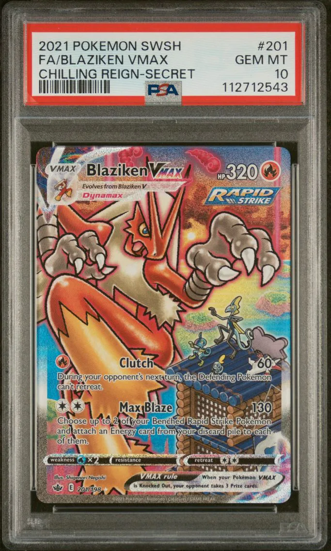 2021 #201 Full Art/Blaziken Vmax