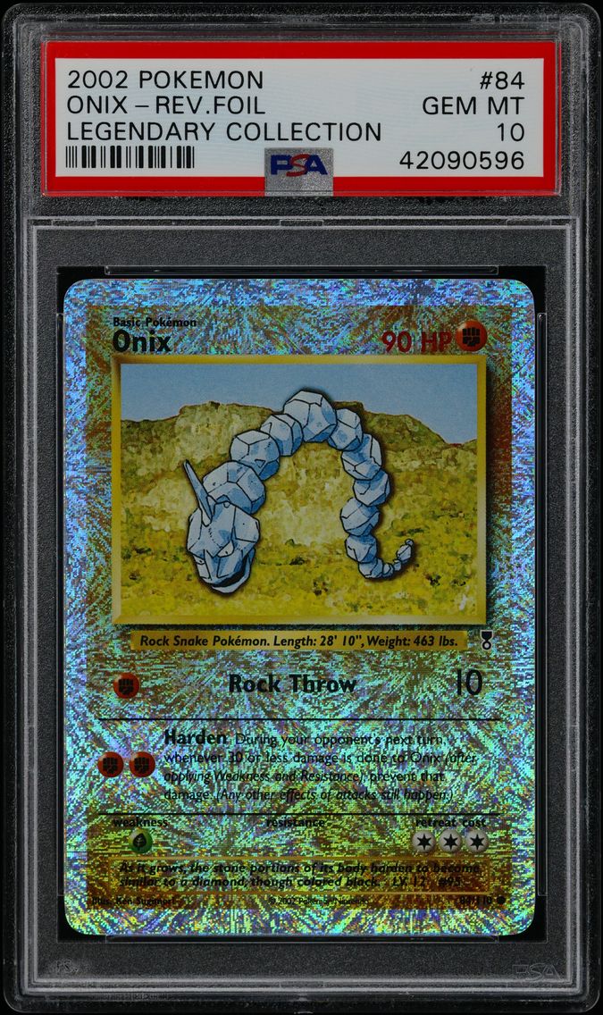 2002 #84 Onix-Reverse Foil PSA 1