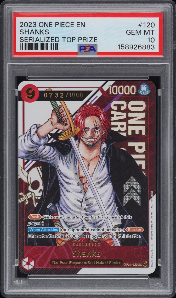 2023 #120 Shanks PSA 10 One Piec