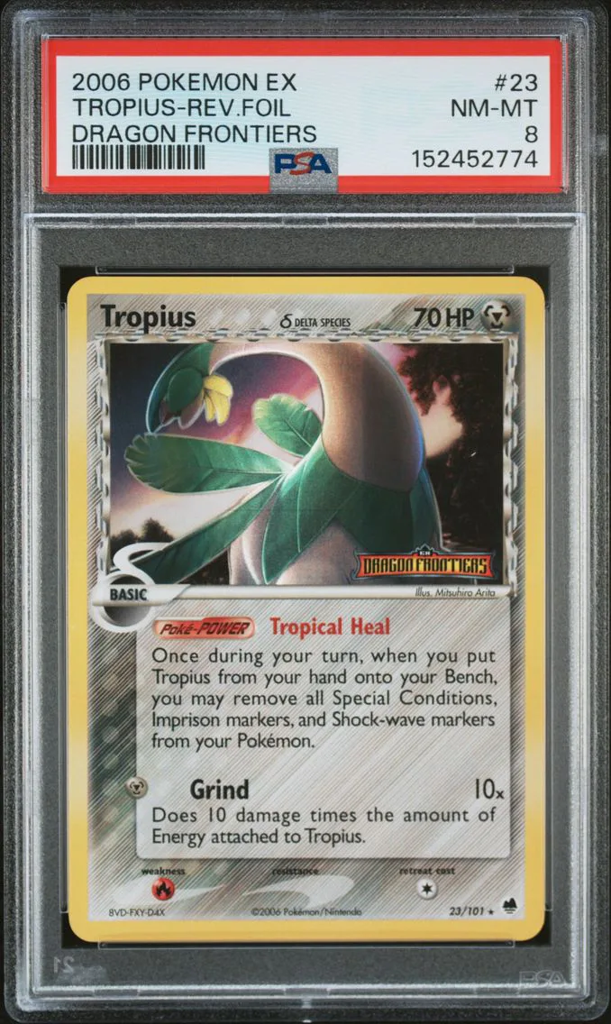 2006 #23 Tropius PSA 8 EX Dragon Frontiers