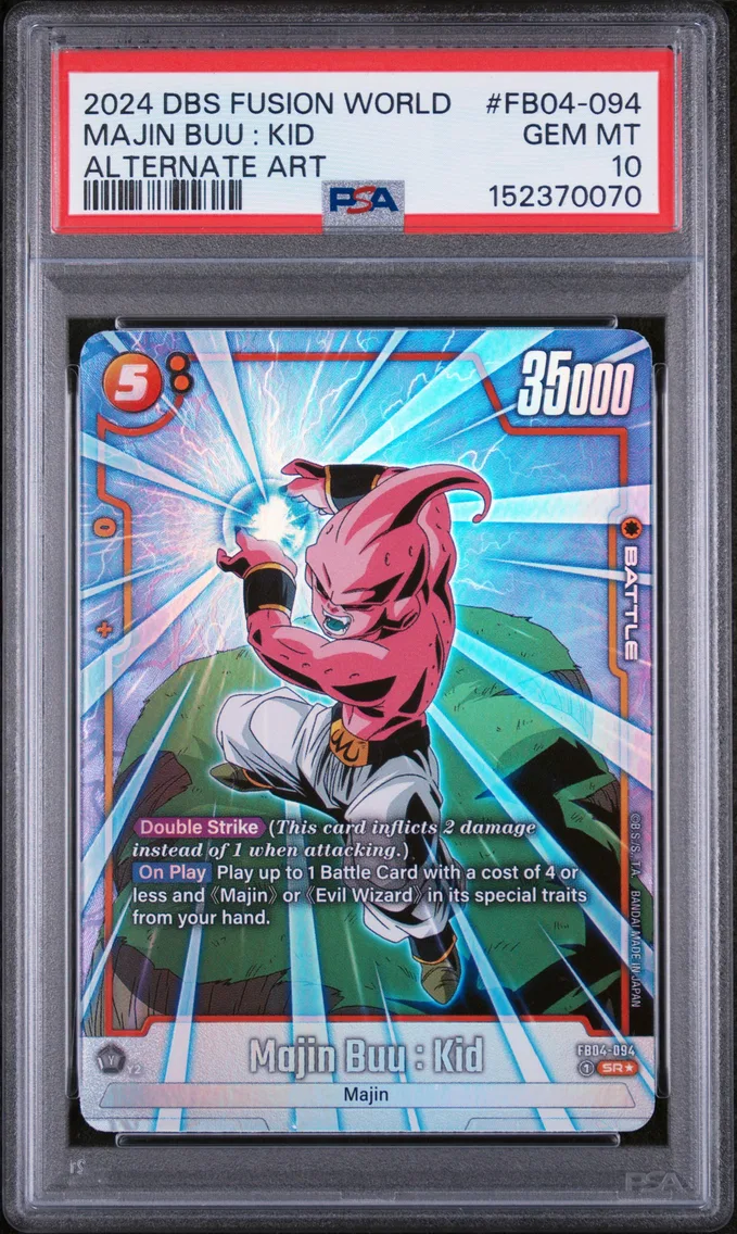 2024 #FB04-094 Majin Buu : Kid PSA 10 Dragon Ball Super Card Game Fusion World Ultra Limit