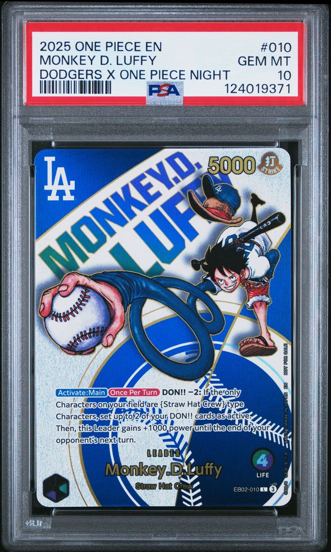 2025 #010 Monkey D. Luffy PSA 10