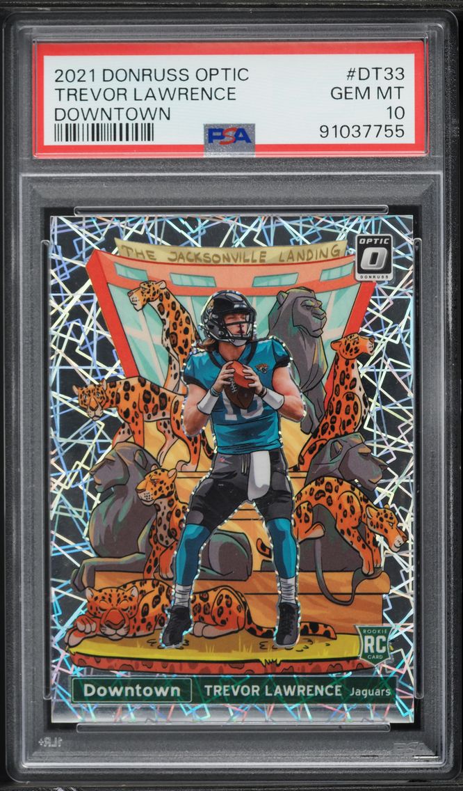 2021 #DT33 Trevor Lawrence PSA 1