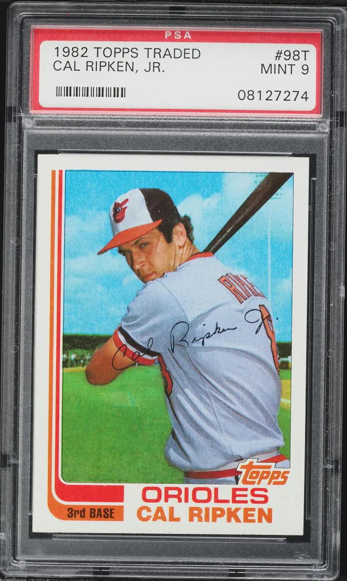 1982 #98T Cal Ripken Jr. PSA 9 Topps Traded Baseball