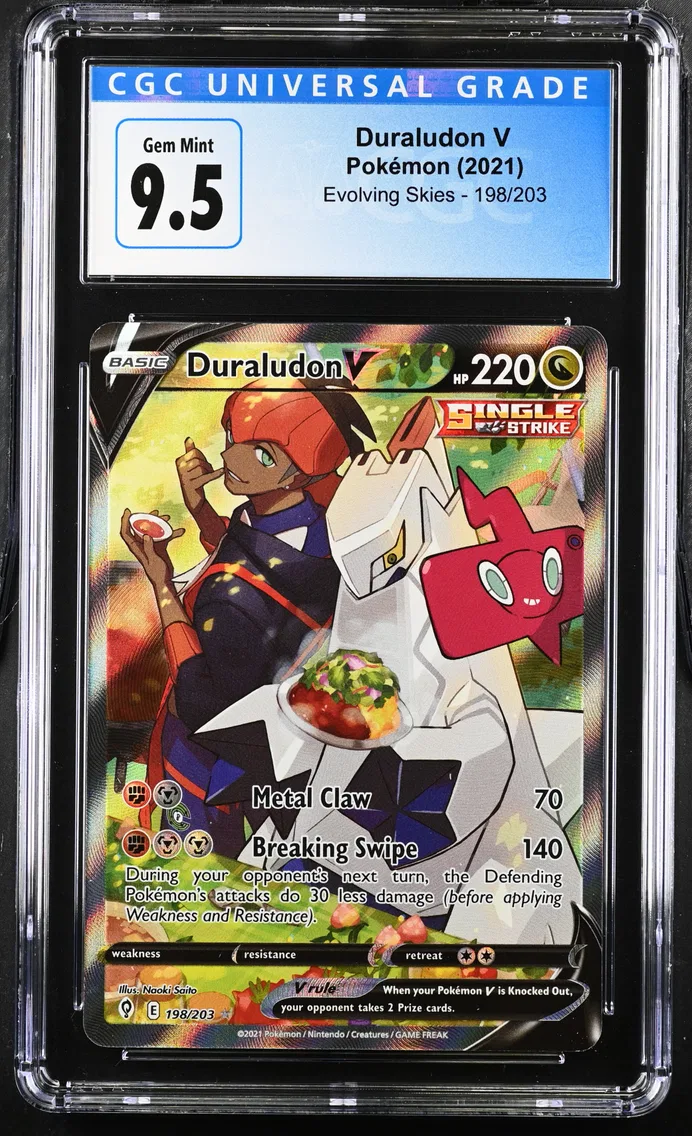 2021 #198 Duraludon V CGC 10 Evolving Skies - English