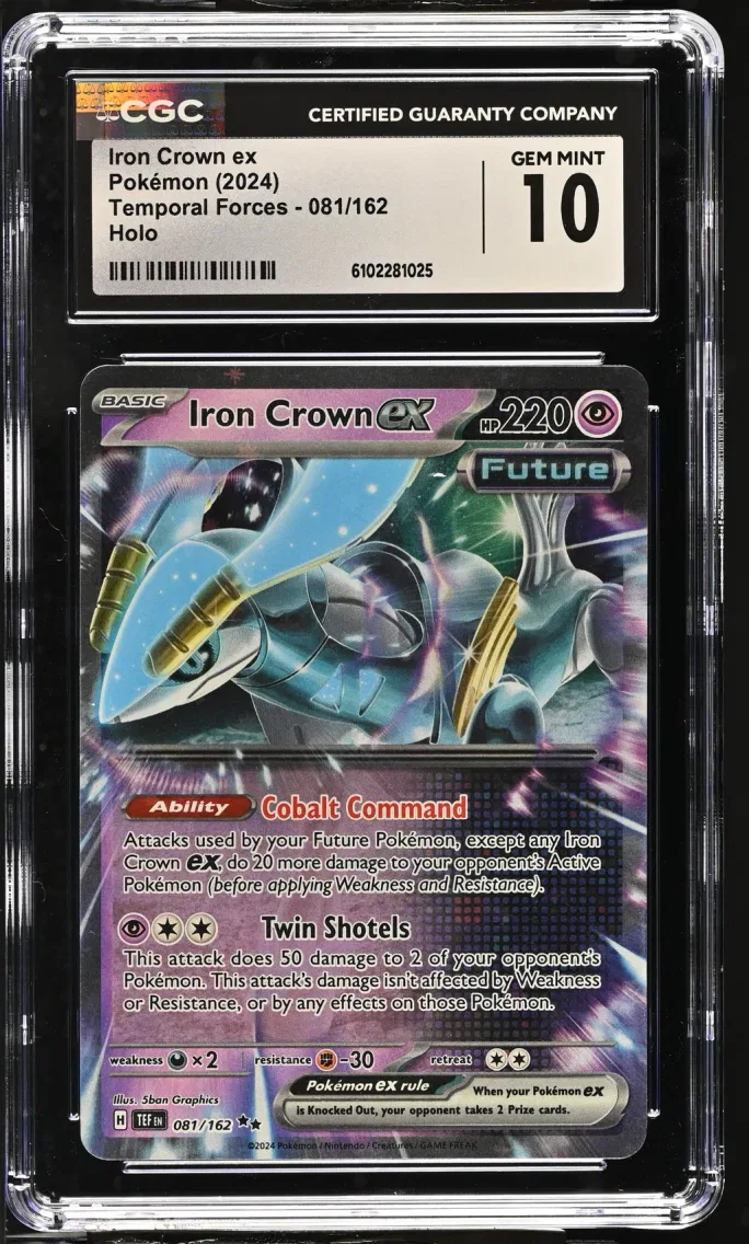 2024 #081 Iron Crown ex CGC 10 Temporal Forces - TEF EN - English