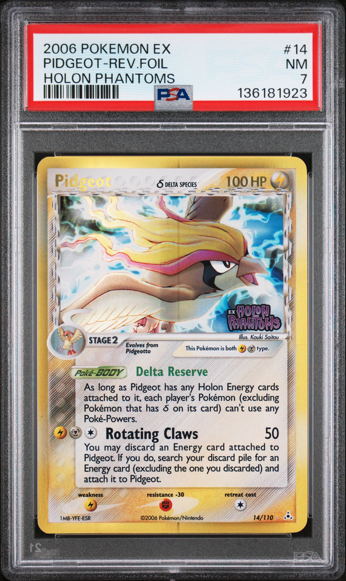 Pidgeot-Reverse Foil