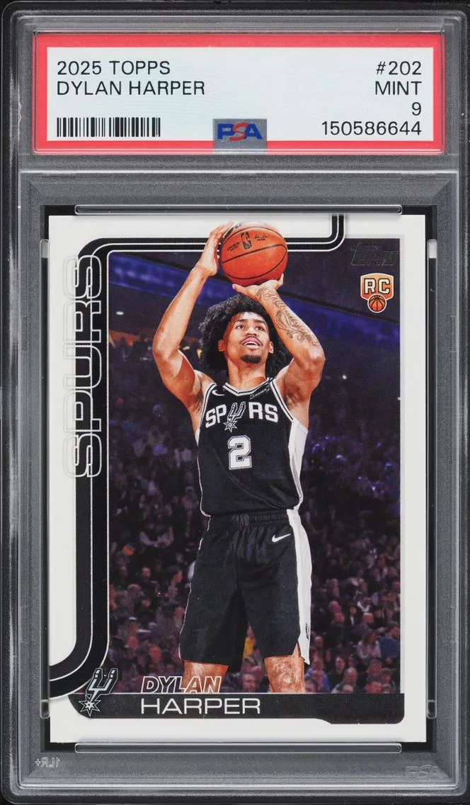 2025 Topps Basketball Dylan Harper ROOKIE #202 PSA 9 MINT