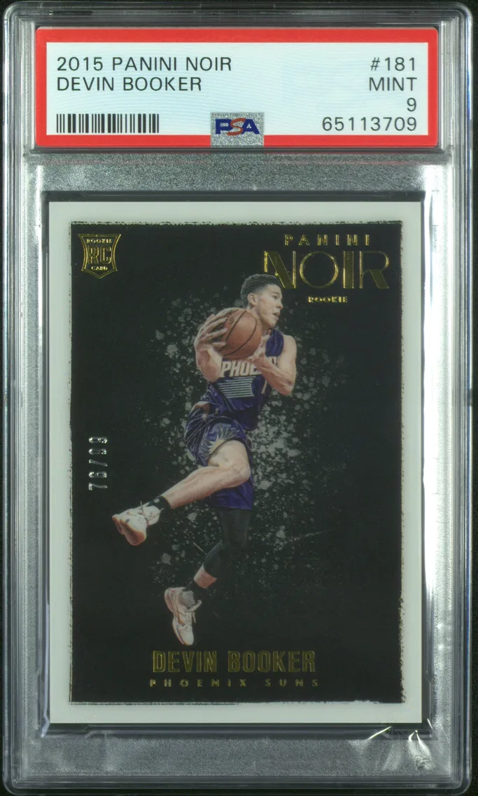 2015 #181 Devin Booker PSA 9 Panini Noir