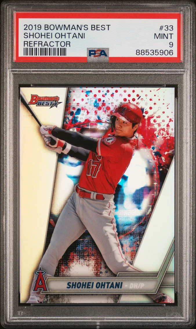 2019 #33 SHOHEI OHTANI PSA 9 Bowman's Best