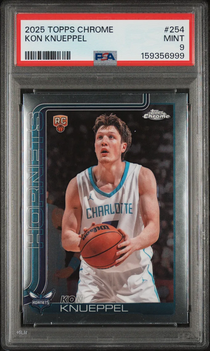 2025 #254 Kon Knueppel PSA 9 Topps Chrome