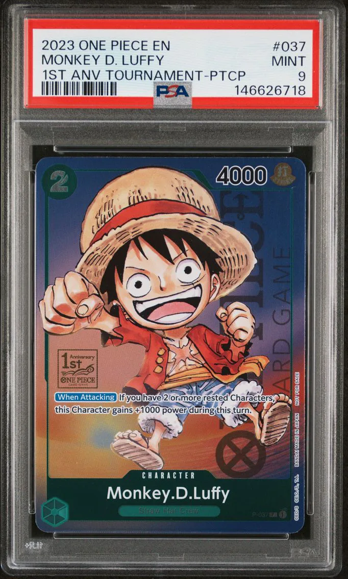 2023 #037 Monkey D. Luffy PSA 9 One Piece Promos
