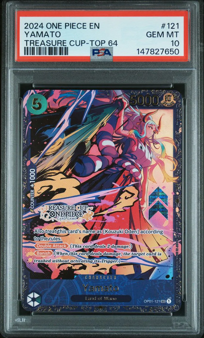 2024 #121 Yamato PSA 10 One Piece Promos