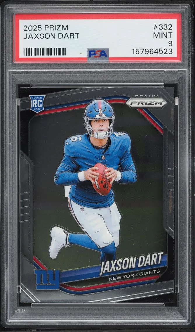 2025 Panini Prizm Jaxson Dart ROOKIE #332 PSA 9 MINT