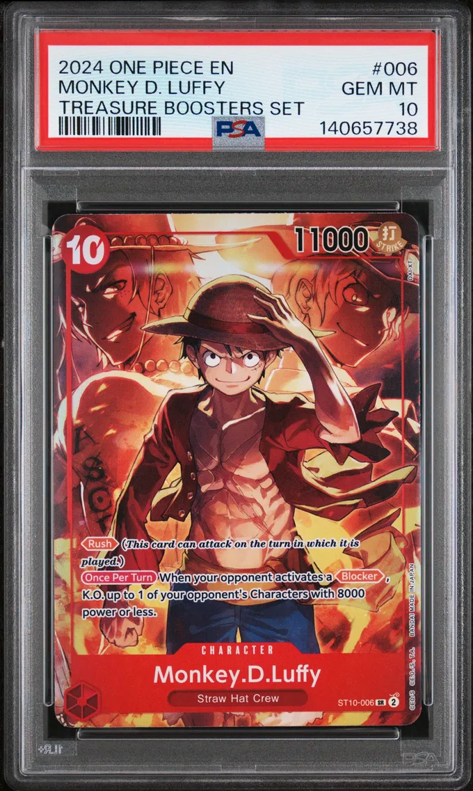 2024 #006 Monkey D. Luffy PSA 10 One Piece Promos