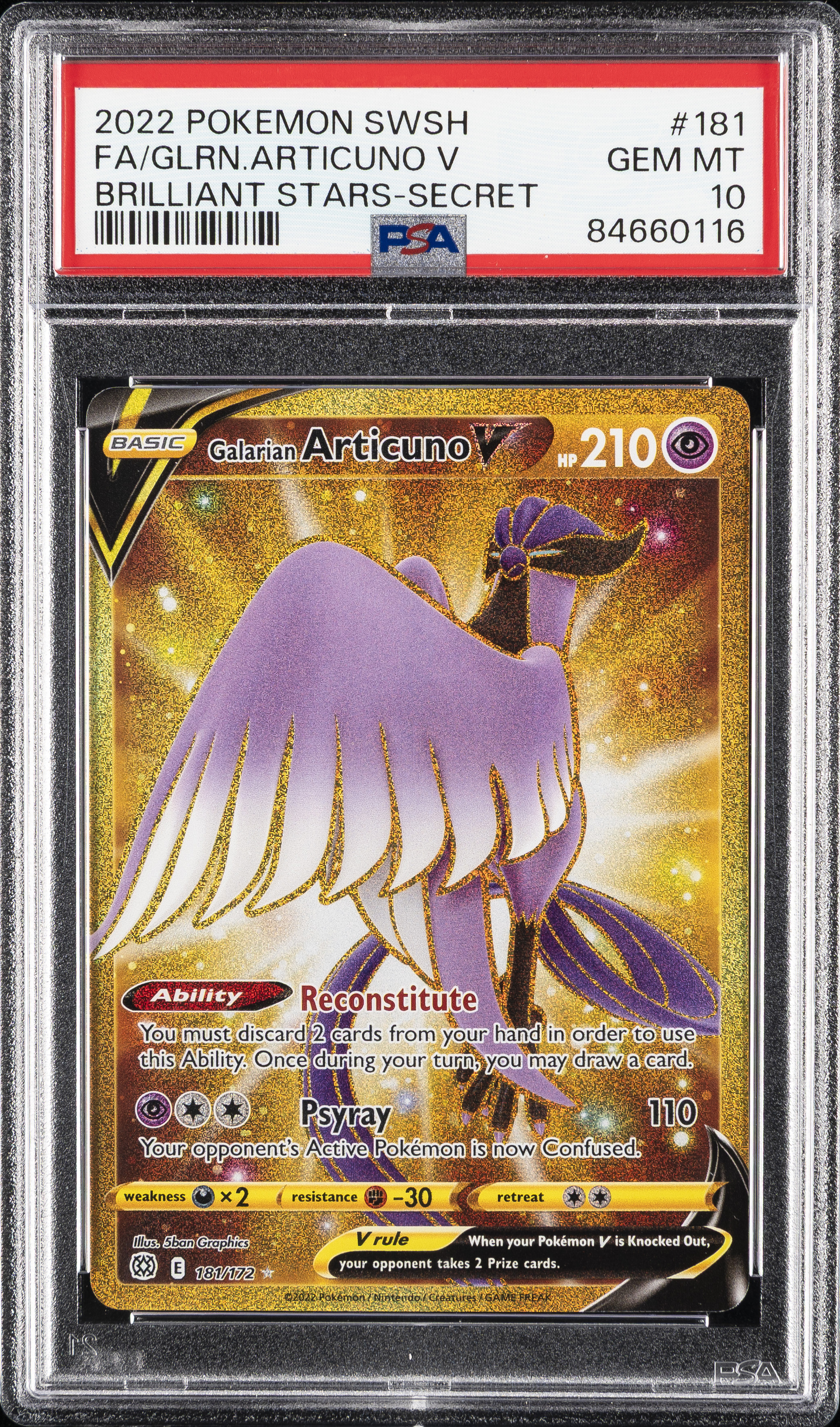 Full Art/Galarian Articuno V