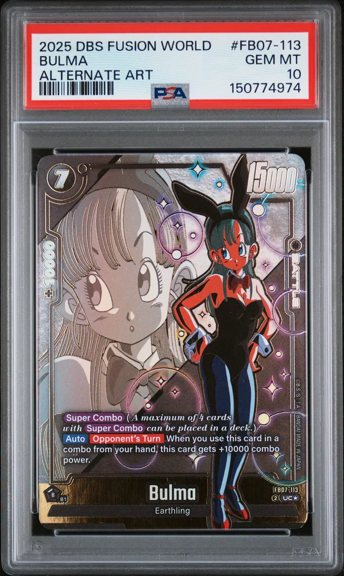 2025 #FB07-113 Bulma PSA 10 Dragon Ball Super Card Game Fusion World Wish for Shenron