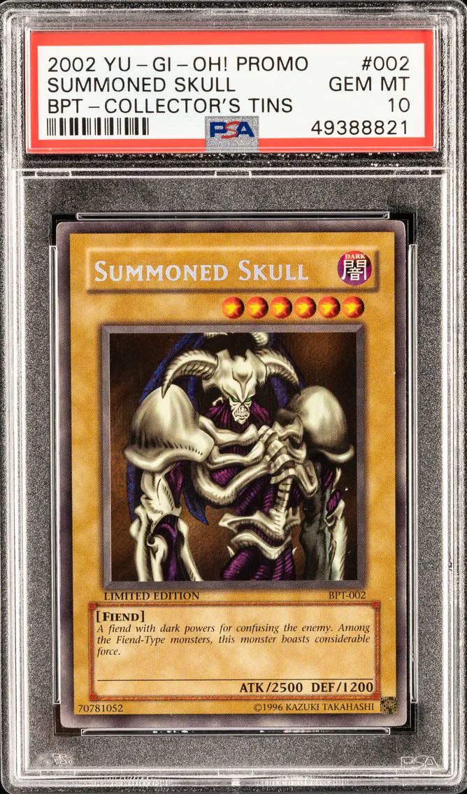 SUMMONED SKULL BPT-002 BPT-COLLECTOR'S TINS 2002 PSA 10