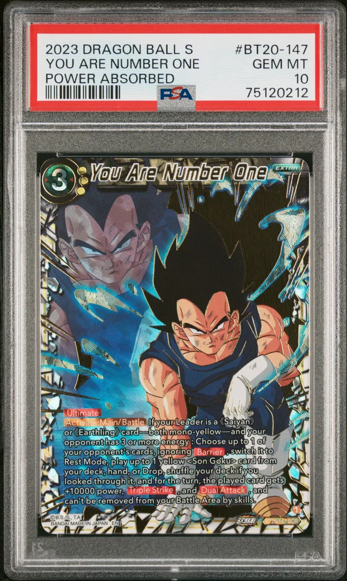 2023 #BT20-147 You Are Number One PSA 10 Dragon Ball Super Card Game Series 20 Power Absorbed