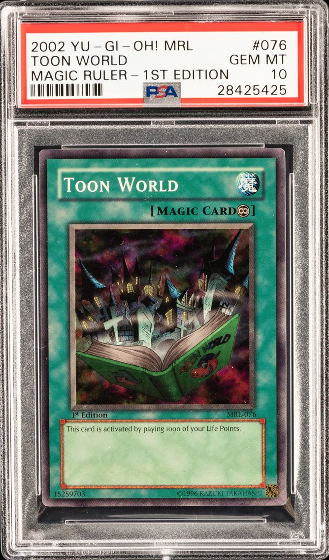 TOON WORLD MRL-076 MAGIC RULER | 1ST EDITION 2002 PSA 10