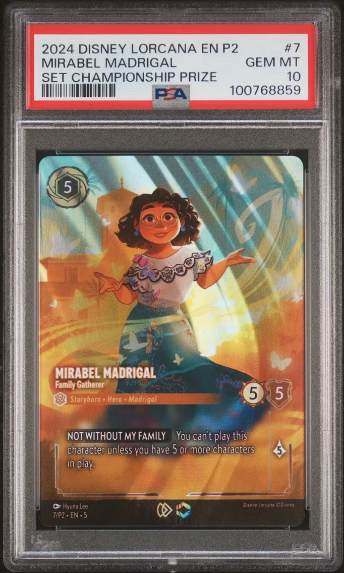 2024 #7 Mirabel Madrigal - Family Gatherer PSA 10 Disney Lorcana EN P2-Promo