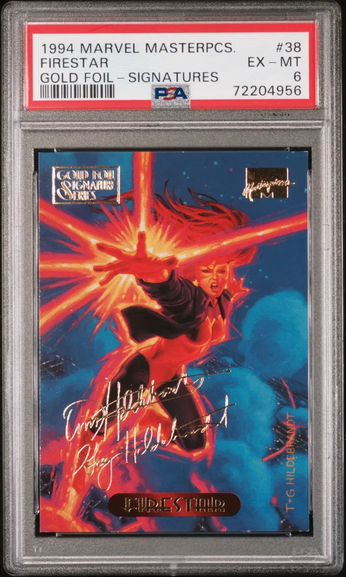 1994 #38 Firestar PSA 6 Marvel Masterpieces