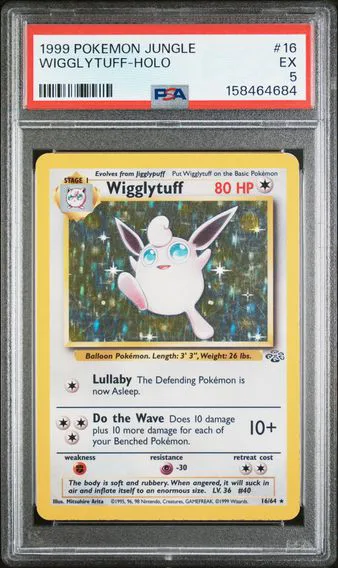 1999 #16 Wigglytuff-Holo PSA 5 Jungle