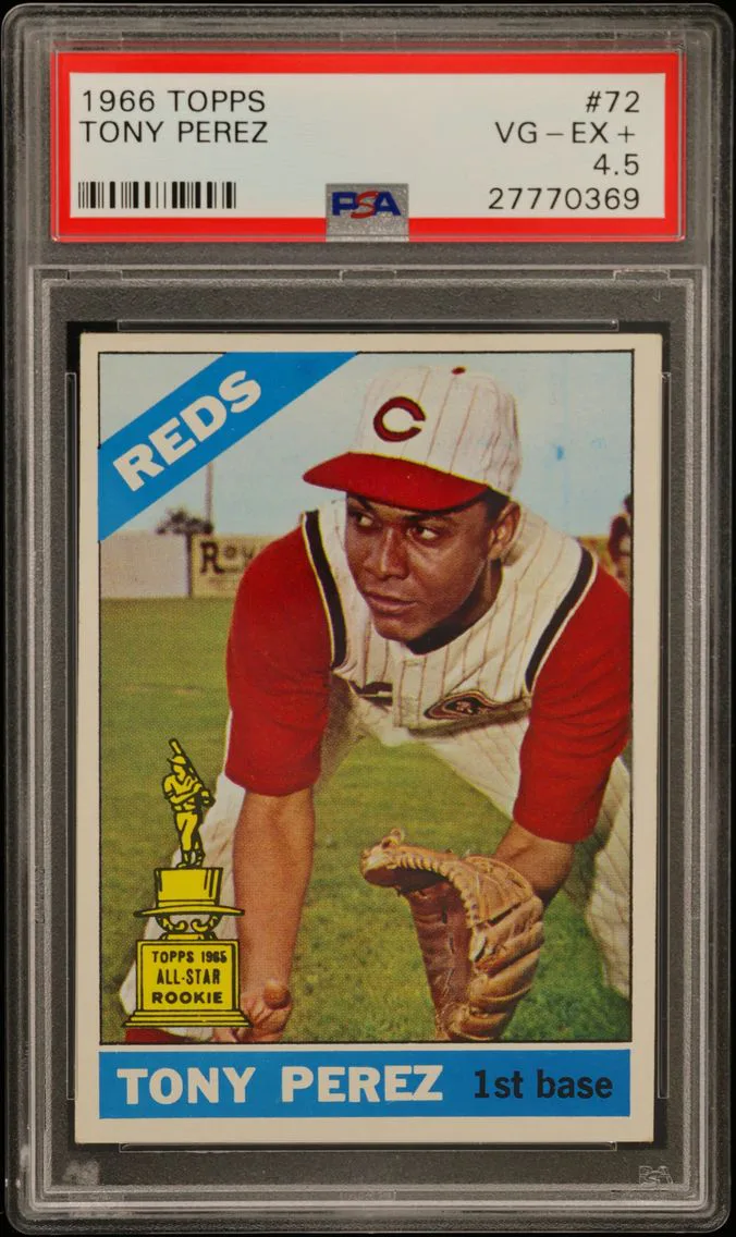 1966 #72 Tony Perez PSA 45 Topps