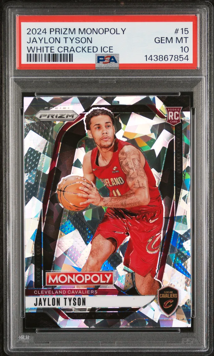 2024 #15 Jaylon Tyson PSA 10 Panini Prizm Monopoly