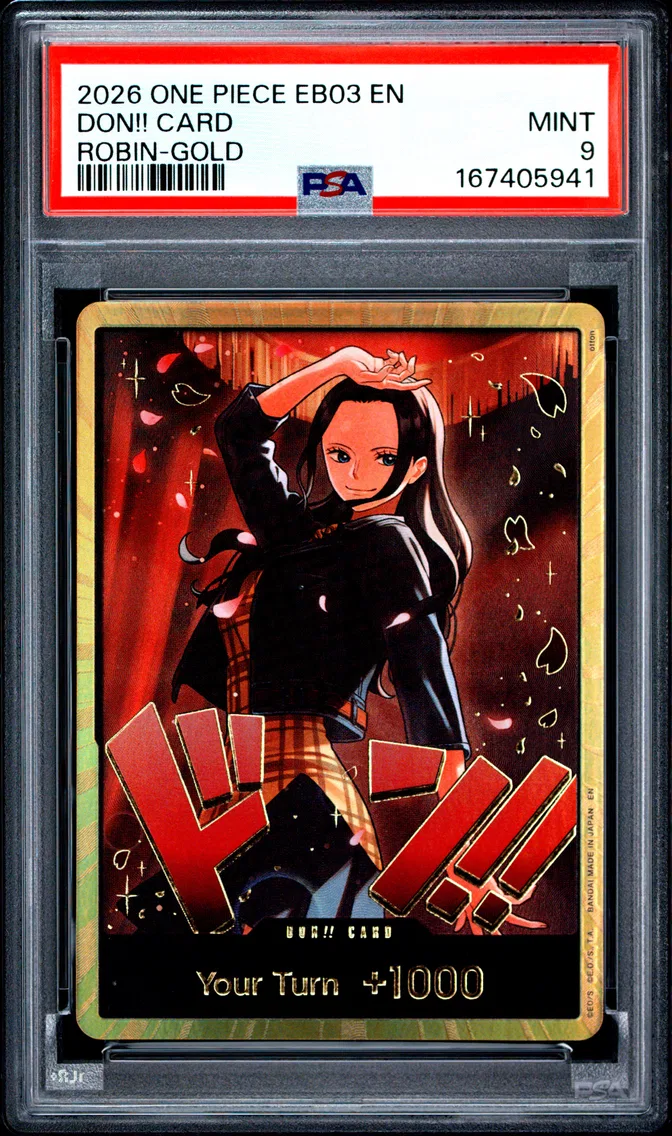 2026 #NA Don!! Card PSA 9 One Piece EB03-Extra Booster -One Piece Heroines Edition-