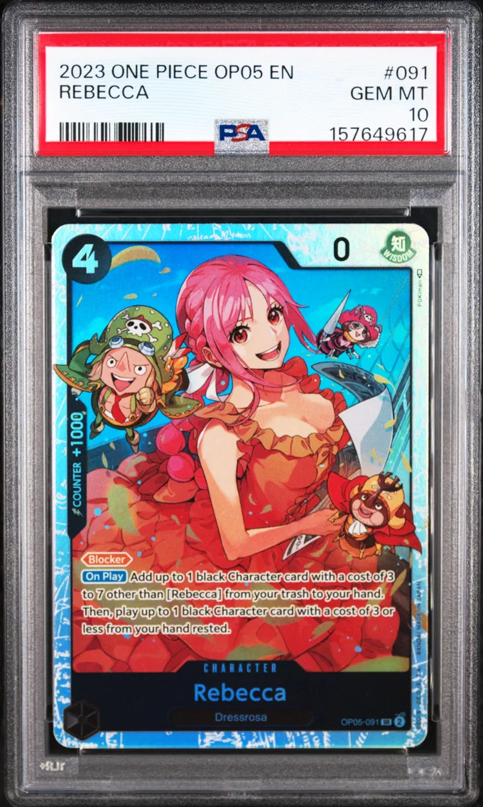 2023 #091 Rebecca PSA 10 One Piece OP05-Awakening of the New Era