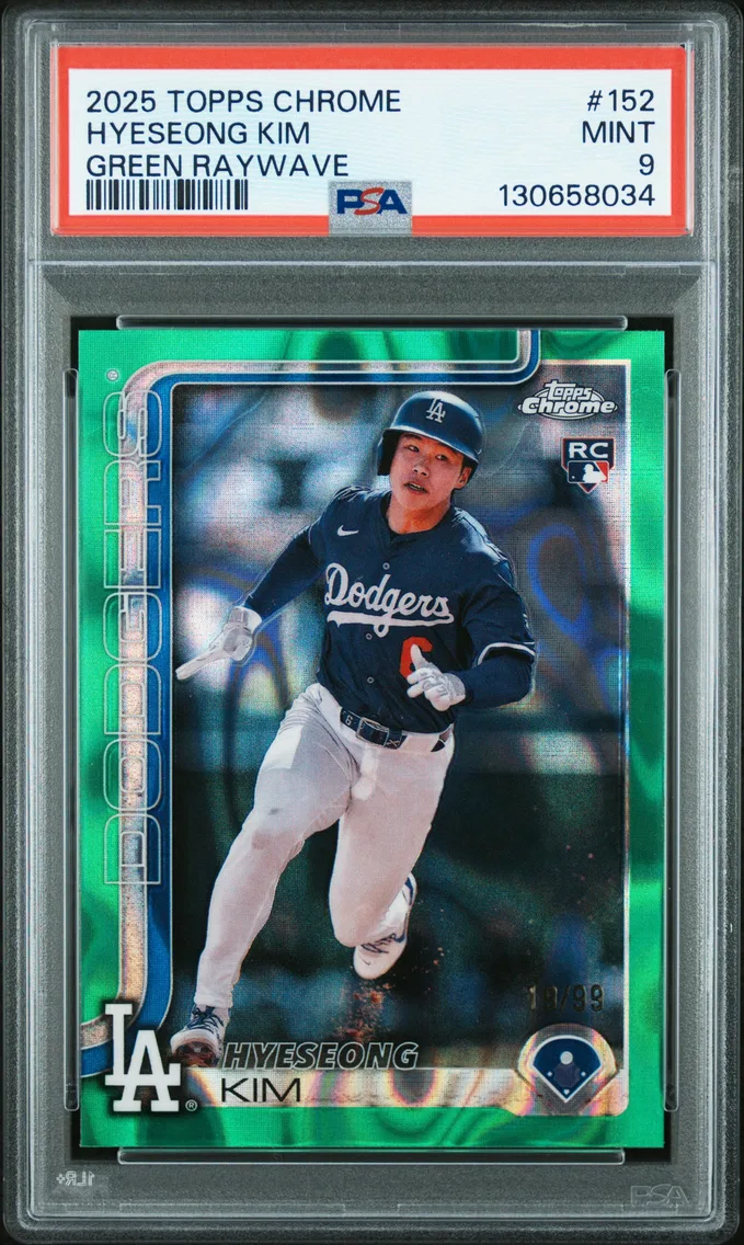 2025 #152 Hyeseong Kim PSA 9 Topps Chrome