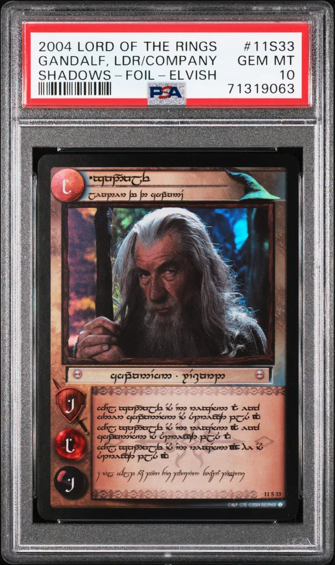 2004 #11S33 Gandalf, Leader of the Company PSA 10 Shadows