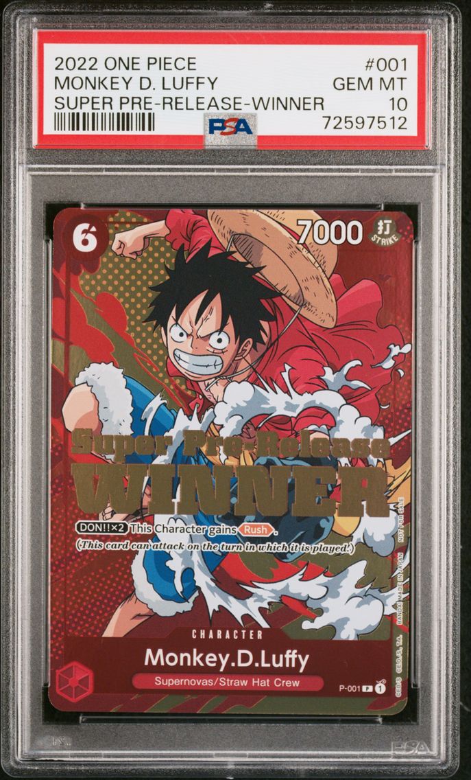 2022 #1 Monkey D. Luffy PSA 10 S
