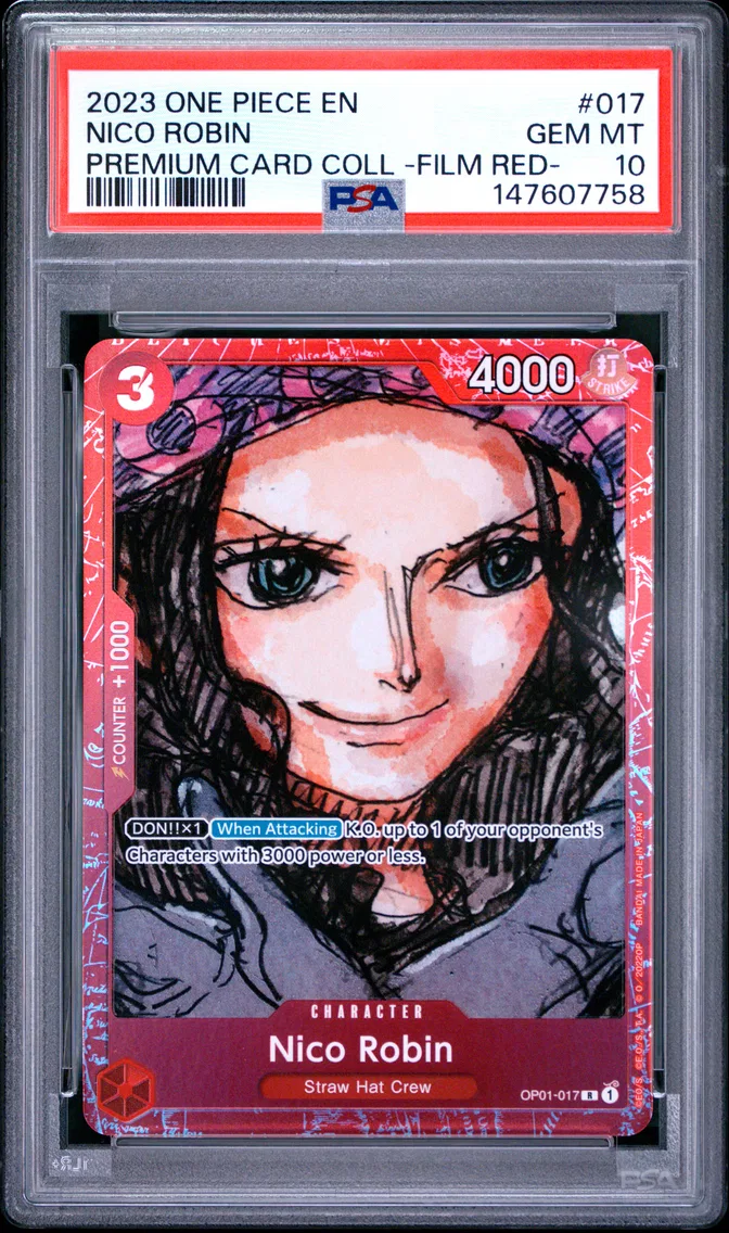 2023 #017 Nico Robin PSA 10 One Piece Premium Card Collection -One Piece Film Red-