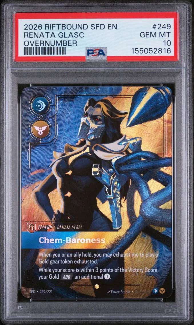 2026 #249 Renata Glasc - Chem-Baroness PSA 10 Riftbound: League of Legends Sfd-Spiritforged