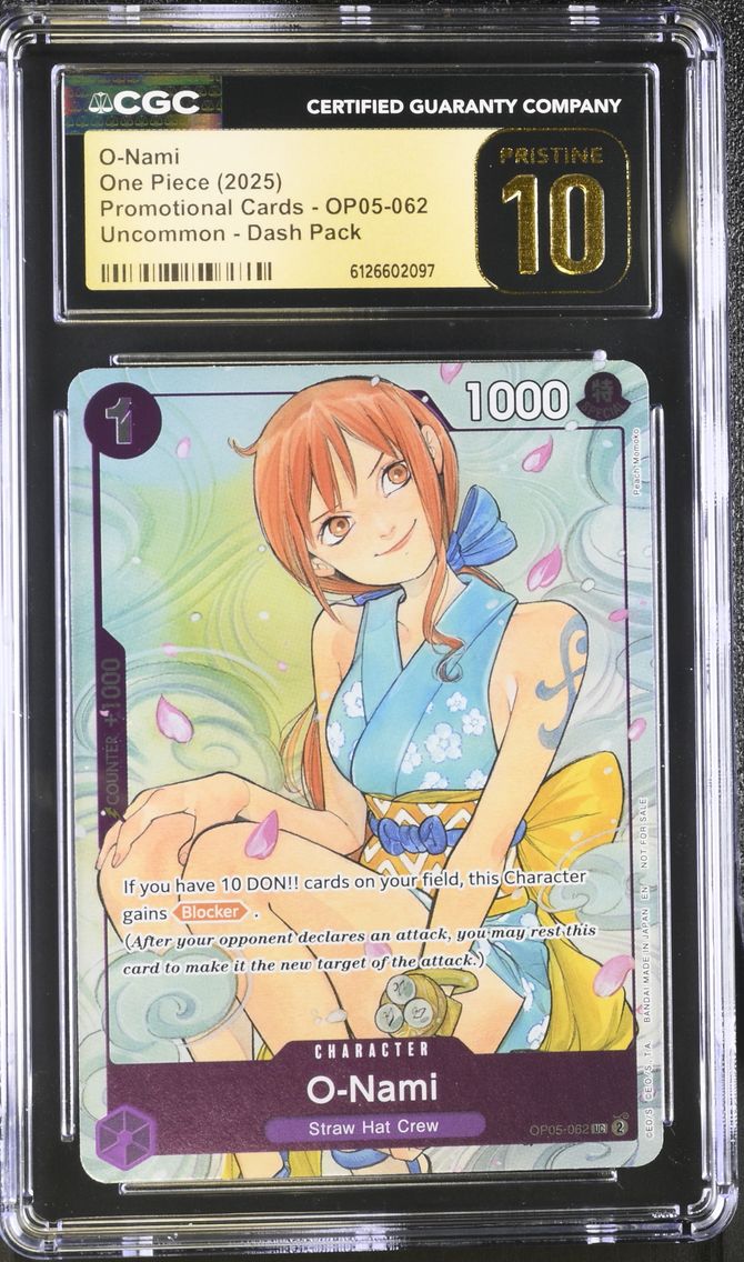 2025 #OP05-062 O-Nami CGC 10 Pri