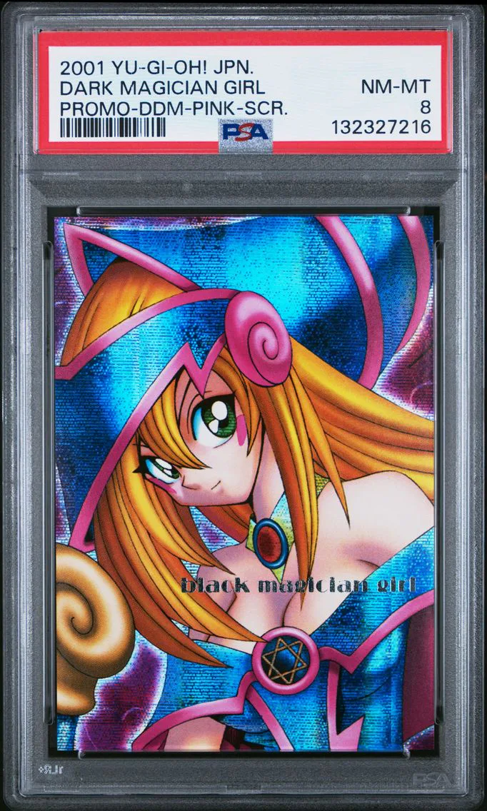 2001 #NA Dark Magician Girl PSA 8 YU-GI-Oh! Japanese Promo