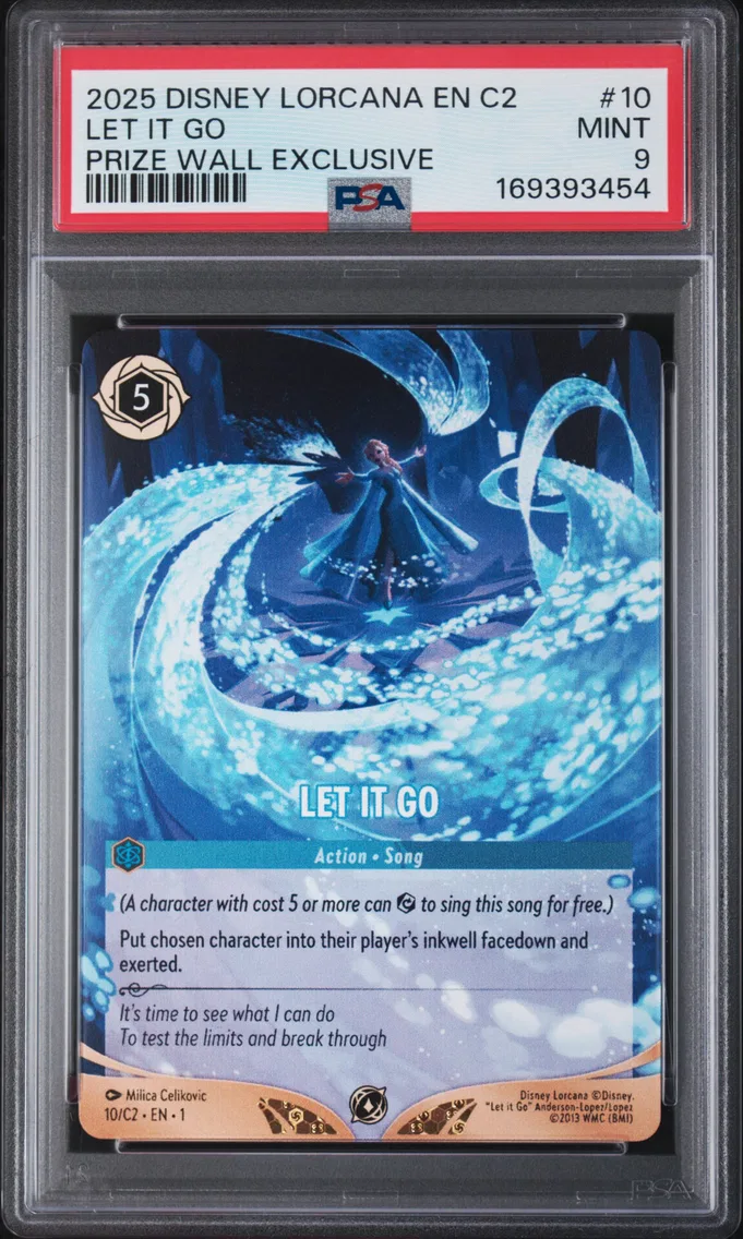 2025 #10 Let It Go PSA 9 Disney Lorcana EN C2-Lorcana Challenge Promo