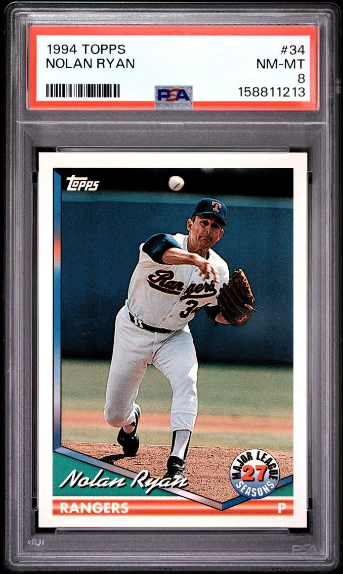 1994 #34 Nolan Ryan PSA 8 Topps