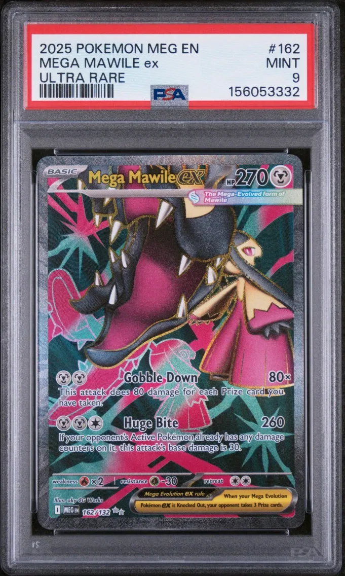 2025 #162 Mega Mawile EX PSA 9 Meg EN-Mega Evolution