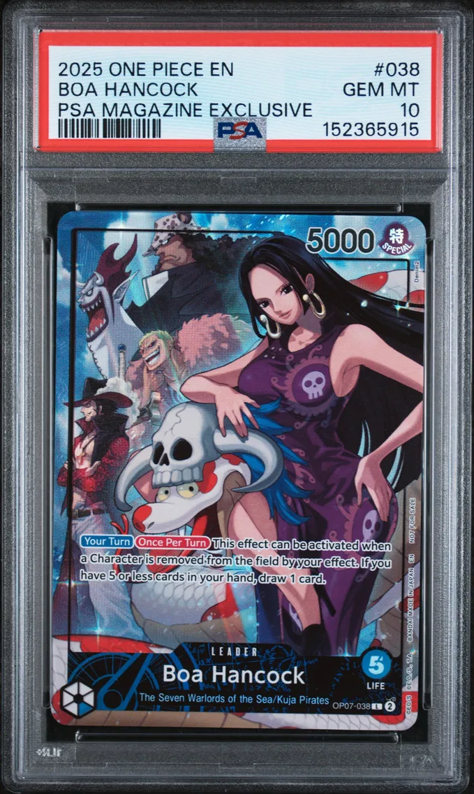 2025 #038 Boa Hancock PSA 10 One Piece Promos