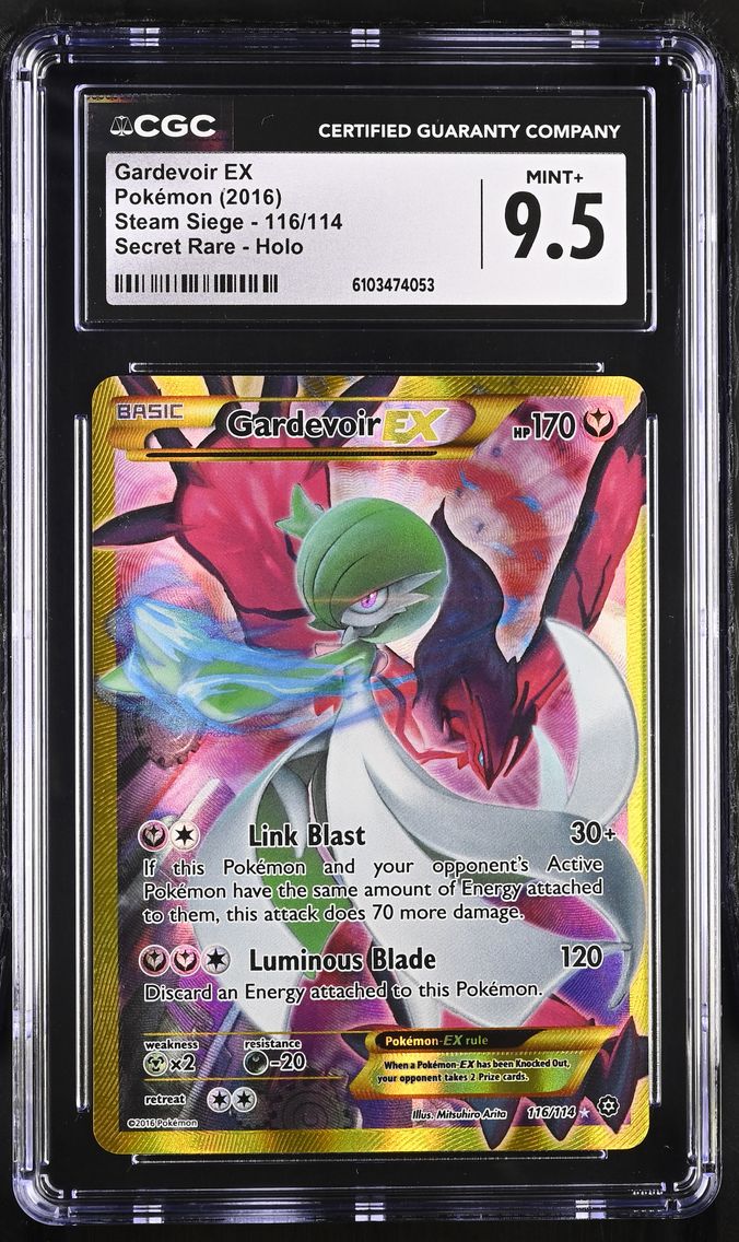 2016 #116 Gardevoir EX CGC 9.5 Steam Siege - English