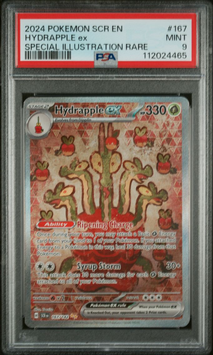 2024 #167 Hydrapple EX PSA 9 Scr EN-Stellar Crown