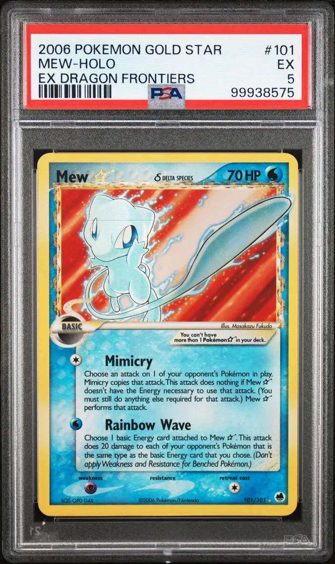 Mew EX PSA EX 5