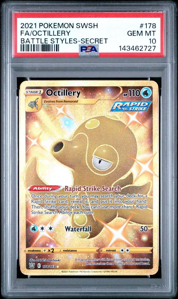 2021 #178 Full Art/Octillery PSA