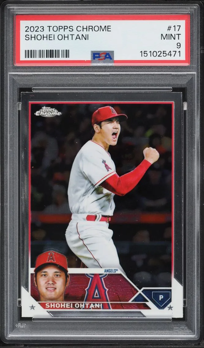 2023 #17 Shohei Ohtani PSA 9 Topps Chrome